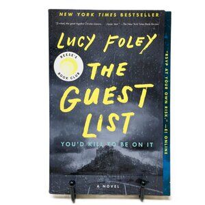 The Guest List a Novel by Lucy Foley Softbound Paperback Book